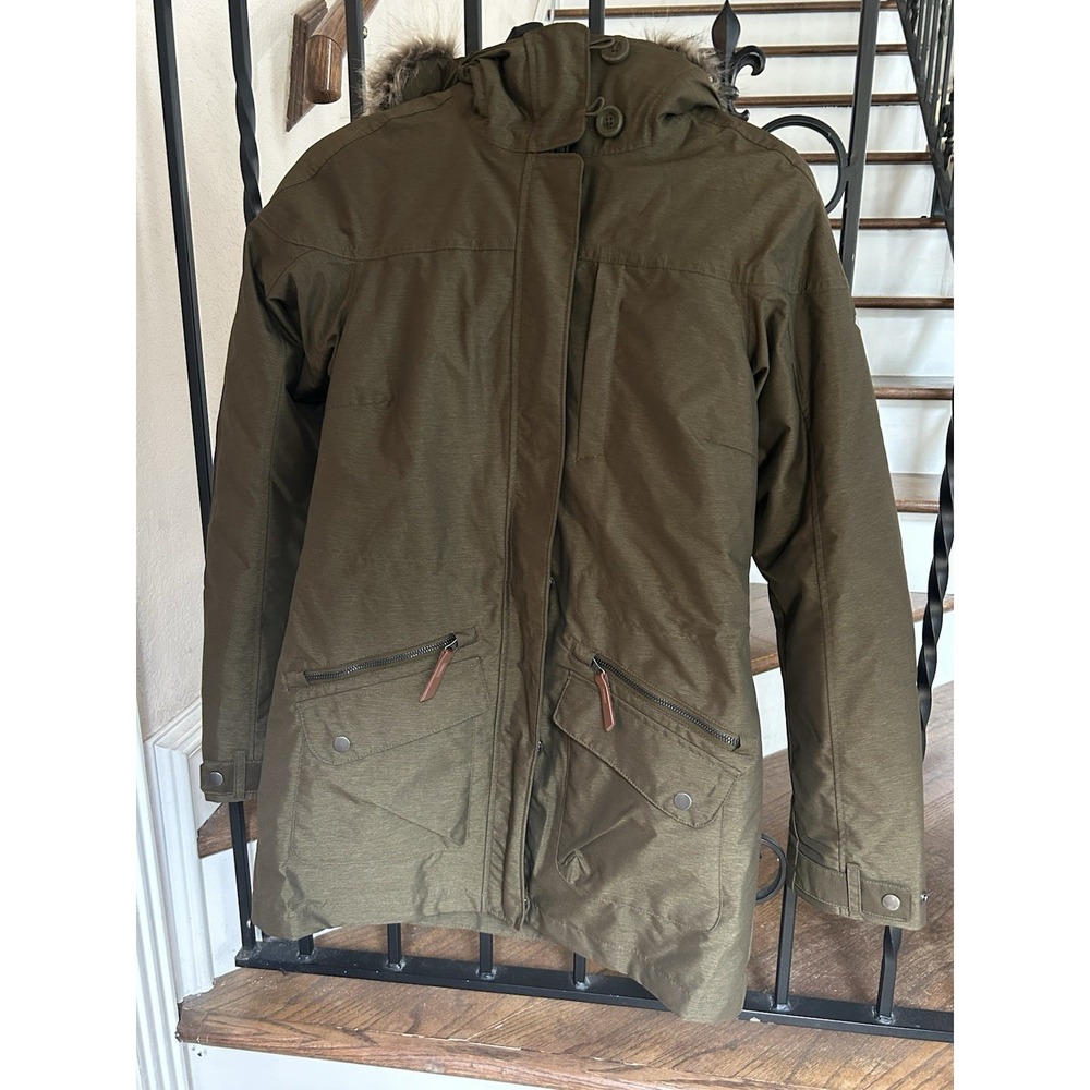 Women's XS Columbia Carson Pass Interchange Waterproof 3-in-1 Jacket Silver Tech